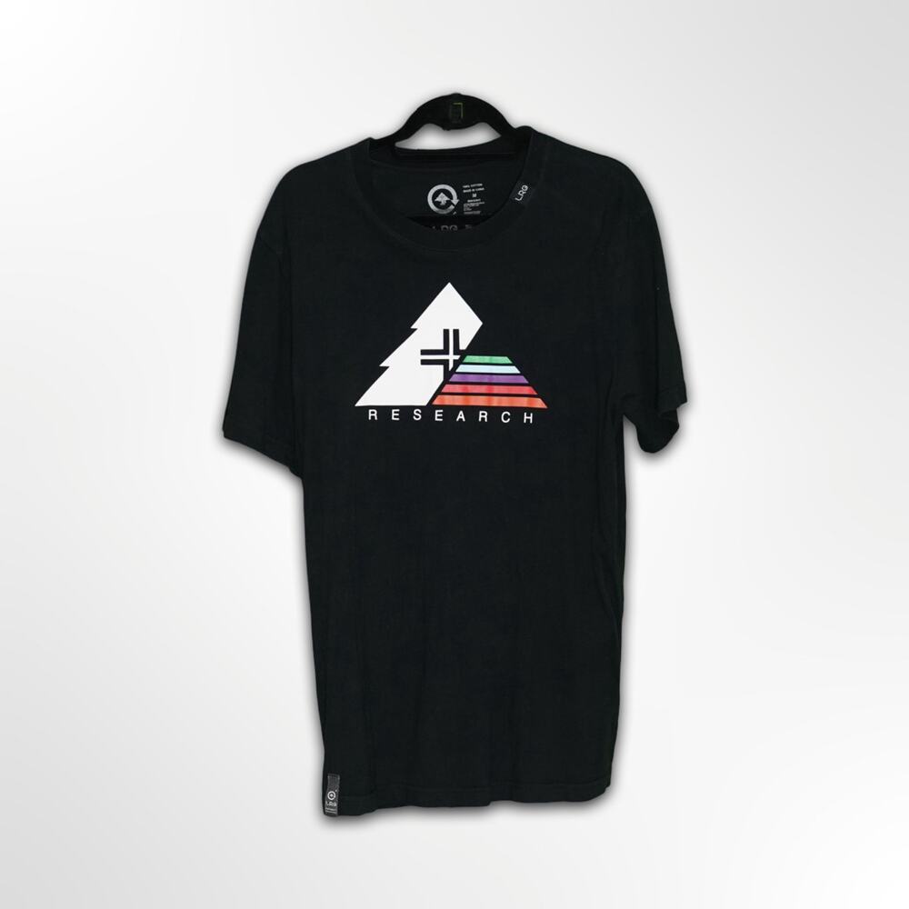 LRG Black Graphic T-Shirt - Men's Medium